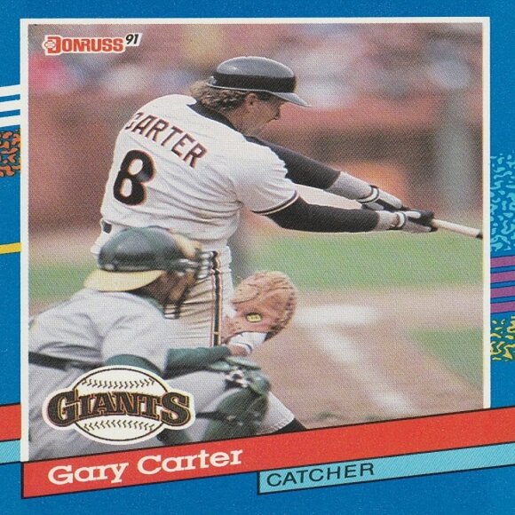 Gary Carter MLB Card Collection - 4 MLB Cards - Mets/Giants - Picture 4 of 5